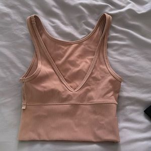 Lululemon Power Pivot Ribbed Tank Top size 2 USED